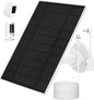 Solar Panel Charger for Ring Stick Up Cam, Stick Up Cam Pro, Ring Spotlight Cam Plus/Pro, 6W5V Fast Charging (1Pack)