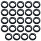 24 Pcs Rubber Grommets, 3/4" Inside Diameter 7/8" Drill Hole Rubber Wire Grommets for Wire, Firewall, Cables, Plugs