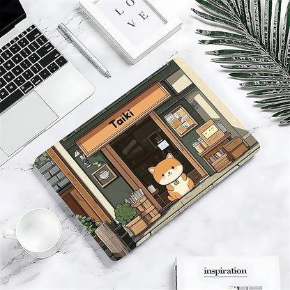 Compatible with MacBook Air 13.3 13.6 Inch Case 2022 2021 2020 2019 Plastic Hard Shell Case Cover,13.6 Air (A2681) M2 2022, A Cute Shiba