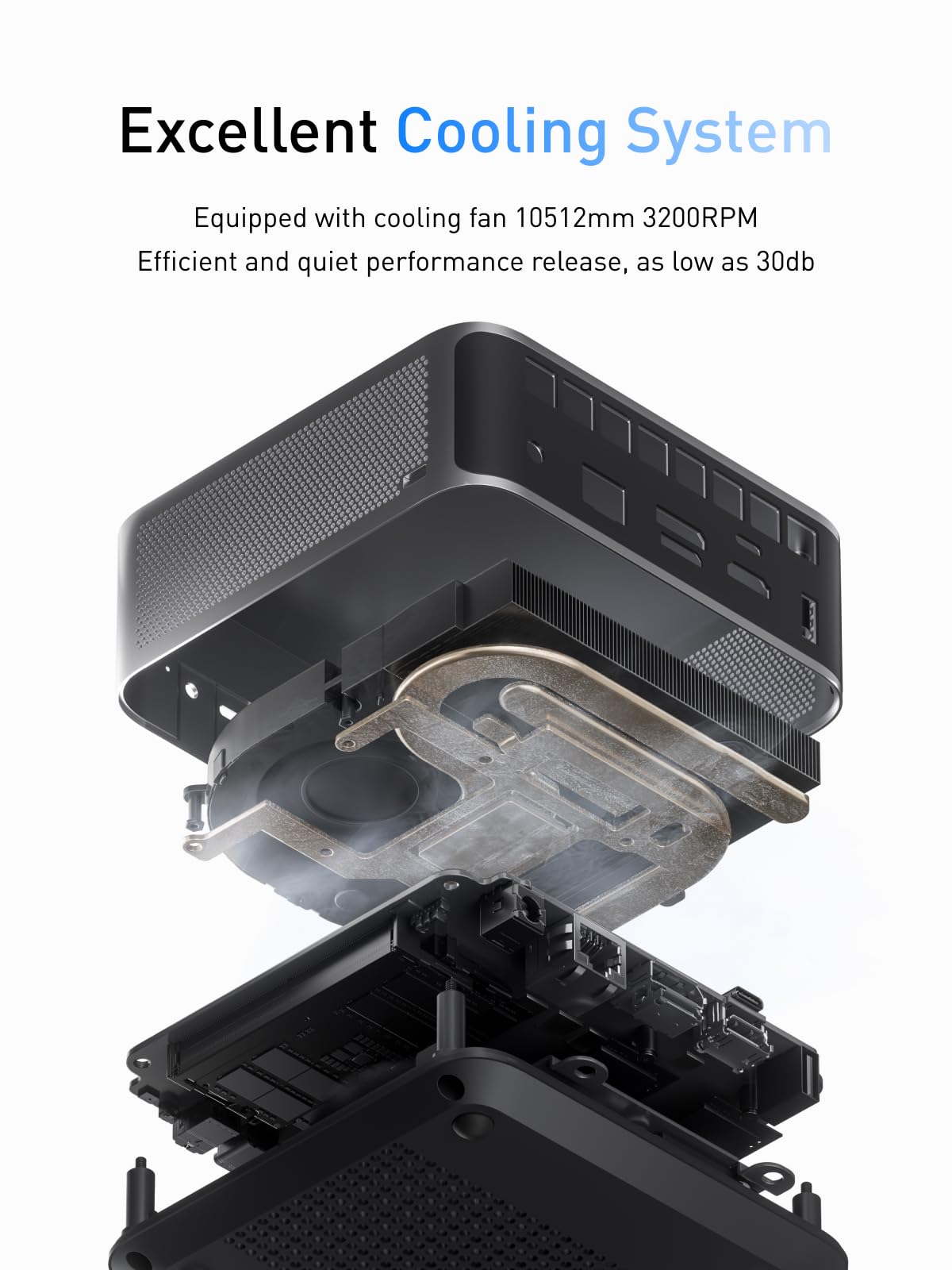 MINISFORUM AI Mini PC M1 Pro-125H with Intel Core Ultra 5 Processor 125H(14C/18T,up to 4.5Ghz), Mini Computer 32GB DDR5 PCIe4.0 SSD 1TB,Triple Display with HDMI 2.1/USB4/DP,5X USB Ports, WiFi 7,BT5.4