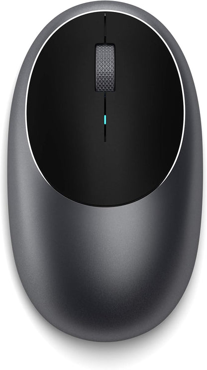 Satechi M1 Wireless Bluetooth Mouse, USB-C Rechargeable, Compact & Portable, for Mac/Windows, Compatible with M4/M3/M2 MacBook, Pro, Air/iMac/iPad Pro, iPhone 16/15/14 & More - Space Gray