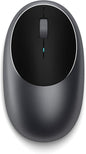 Satechi M1 Wireless Bluetooth Mouse, USB-C Rechargeable, Compact & Portable, for Mac/Windows, Compatible with M4/M3/M2 MacBook, Pro, Air/iMac/iPad Pro, iPhone 16/15/14 & More - Space Gray