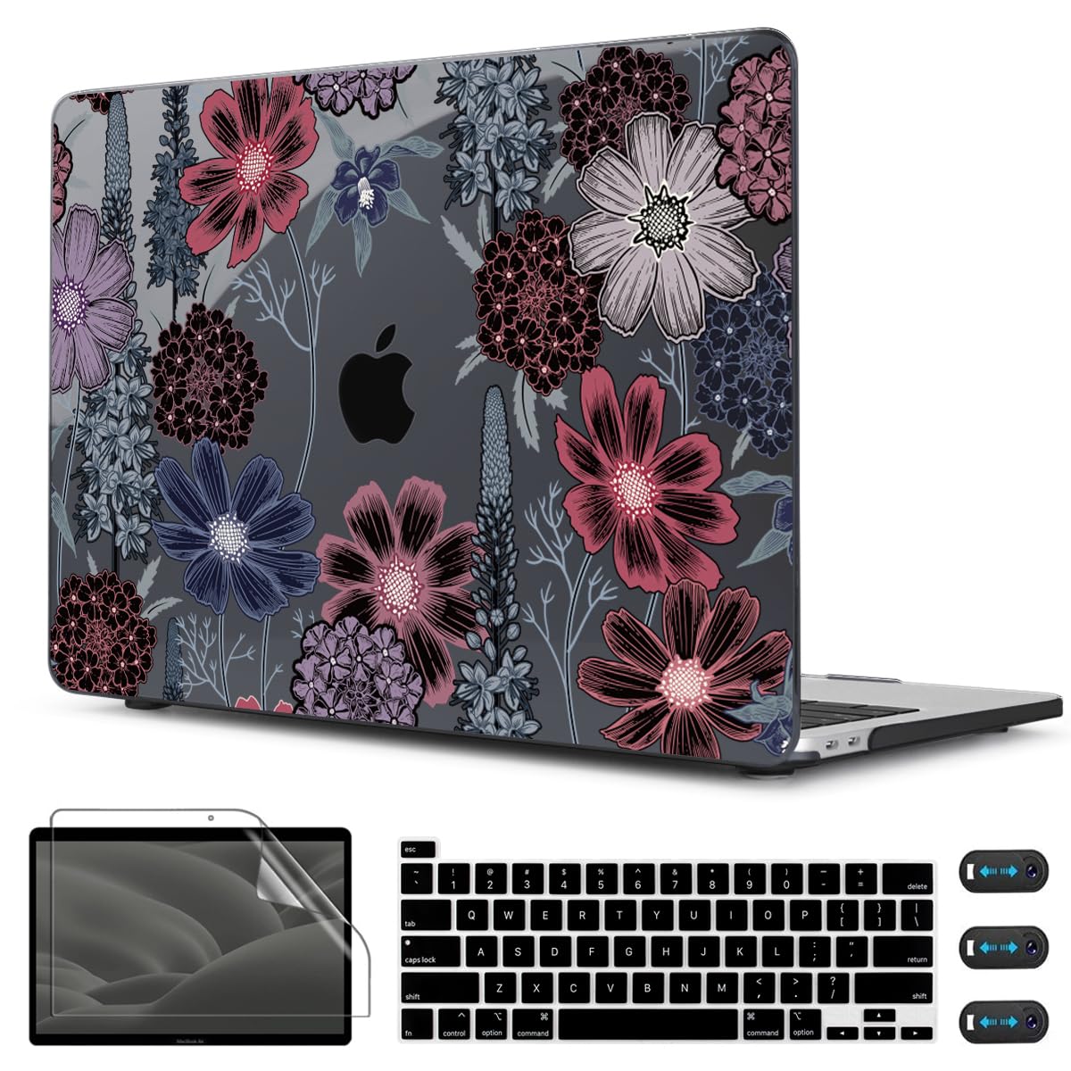 CISSOOK Compatible with MacBook Pro 13 inch Case 2025-2016 Release M2 M1