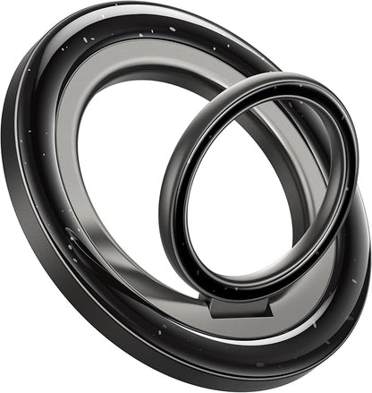 Lamicall [2025 Upgrade Metal Gear Hinge] Magnetic Phone Ring Grip for MagSafe, [4.4lbs Ultra Strong Magnet] Finger Holder Stand, Easily Pull Ring Out, Mag Safe Accessory for iPhone 16 15 14 Pro Max