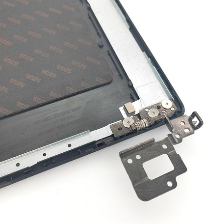Replacement LCD Back Cover Rear Top Lid with Hinges for Dell Latitude 15 3520 E3520 Series Laptop,New Dell Latitude 3520 Back Cover and Hinge P/N: 17XCF 017XCF Black