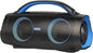 DOSS Extreme Boom Pro Loud Bluetooth Speaker with 100W Stereo Sound, Extra Bass, 20H Playtime, Party-Sync Led Lights, Built-in Power Bank, IPX6 Waterproof for Outdoor, Camping, Travel-Blue