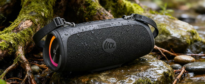 TAZATA Outdoor Speakers Bluetooth Wireless, 90W, Loud