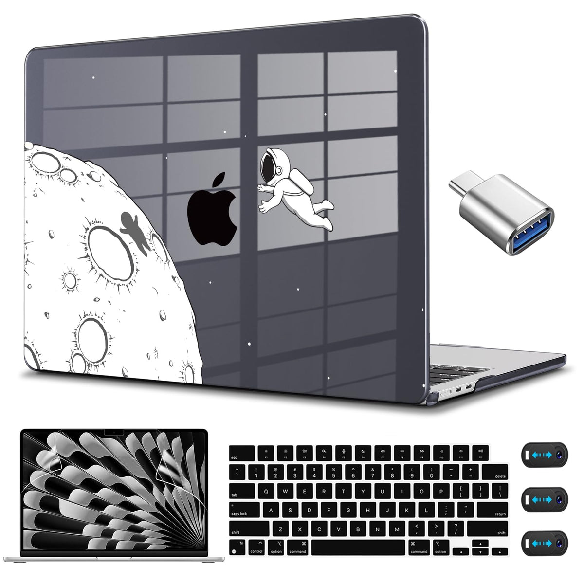 CISSOOK Compatible with MacBook Air 13.6 inch Case M2 M3 M4 M5 Ocean