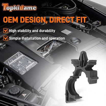 30pcs 1/2" OD 11/32" ID Wire Loom Routing Clips for GM 8911473
