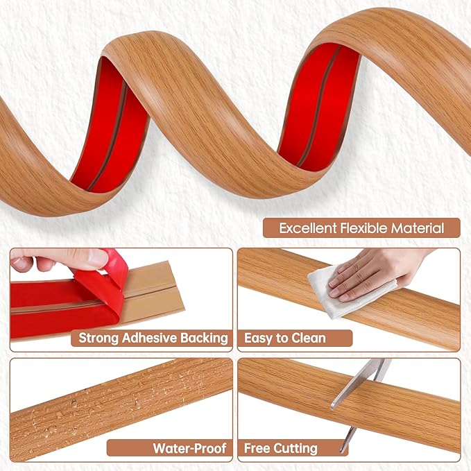 EYAYEN Floor Cord Cover for Wires on Floor Self Adhesive Cord Hider
