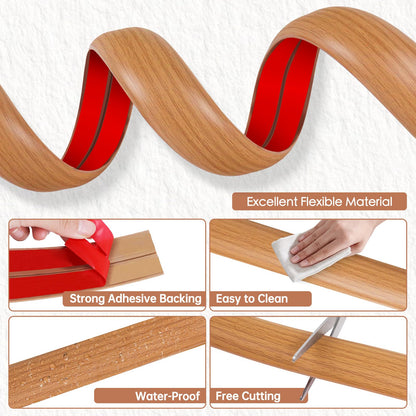 EYAYEN Floor Cord Cover for Wires on Floor Self Adhesive Cord Hider