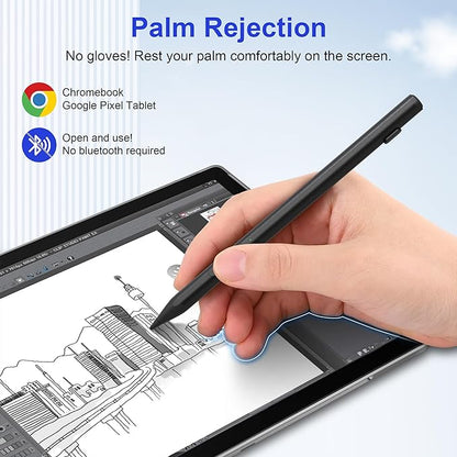 USI 2.0 Stylus Pen for Chromebook & Google Pixel Tablet - Amazon Fire Max 11 Tablet, Lenovo Chrome Book Duet, Acer Chromebook Spin 314, HP, Google Pixel Tablet Stylus, 4096 Pressure USI Stylus Pen