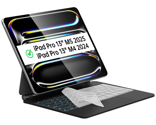 Otuoor iPad Pro 13-inch Case with Keyboard (M5 2025/M4 2024), Uninterrupted View, Snap Tight, Magic Keyboard iPad Pro 13-inch with Comfort Angle, Effortless Command, Black