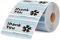 2.25x1.25 Inch Thermal Labels Sliver, Holographic Sliver Barcode Thermal Labels for Thermal Printer and Small Business, Multi-Purpose Rectangle Stickers, 500 Sheets/Roll
