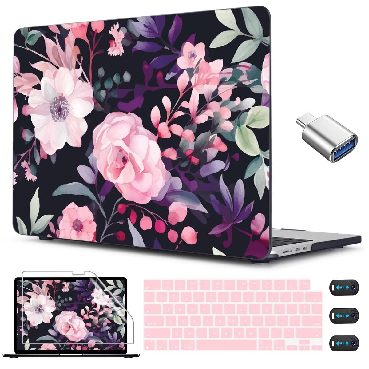 CISSOOK Compatible with MacBook Air 13.6 inch Case M2 M3 M4 M5 Ocean