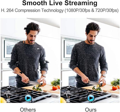 Spedal Webcam 1080P 30fps， HD Computer Webcam with Microphone for Desktop,100 Degrees Wide Angle Web Camera for Zoom Xbox YouTube Skype FaceTime Hangouts