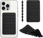 DreamsLink.LC Silicone Double-Sided Suction Phone Detachable Mount, Fidget Sticky Grip Hands-Free for Makeup, Gym, Cooking, ASMR/TikTok Recording & Selfie, Content Creator Trendy Gift (Clear
