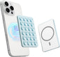 Sucky Upgraded Magnetic Suction Cell Phone Grip for MagSafe Case, Silicone Octo Cup Buddy Holder, Durable Magnet Phone Accessory for iPhone and Android (Baby Blue)