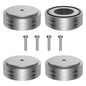 Tertullus 4 Pcs Speaker Feet Aluminum HiFi Turntable Feet Isolation Feet Aluminum Stand Speakers Spikes Audio Pads 58x22mm for HiFi Amplifier/Speaker/Turntable/Player(Gold)