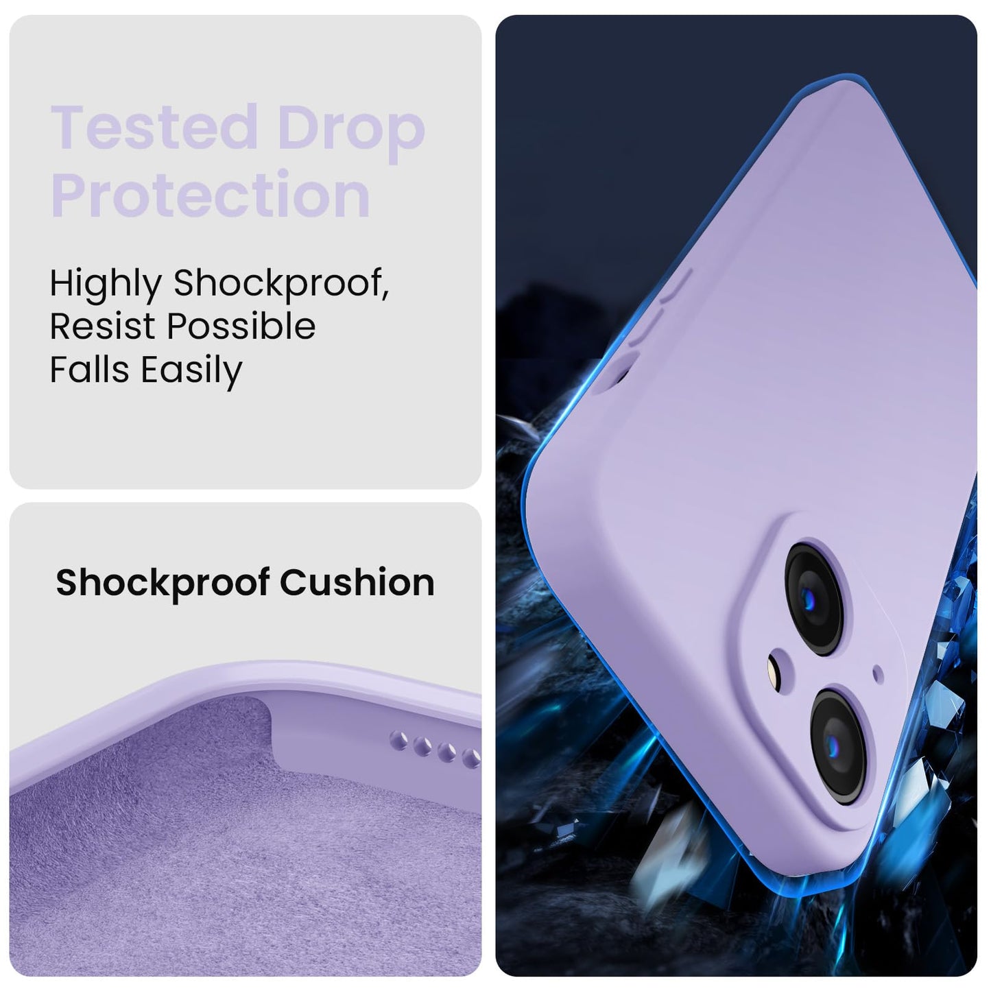 FireNova Designed for iPhone 14 Case, 6.1", Clove Purple
