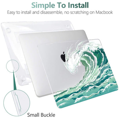 Batianda LumiArt Case for MacBook Air 13" M1 Chip, Wave