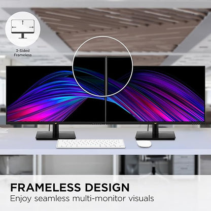 ViewSonic VA2709M 27 Inch IPS Full HD 1080p Monitor with 100Hz, Thin Bezels, Eye Care, HDMI, VGA Inputs for Home and Office
