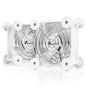 ANEXT, USB Fan, USB Computer Fan, Silent Fans for Receiver DVR PlayStation Xbox Computer, (80mm,White Dual Packs)