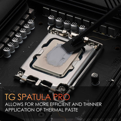 Thermal Grizzly - Duronaut - Enhanced Durability & High Performance Thermal Paste - for Maximum Conductivity While Overclocking CPU/GPU/PS4/PS5/Xbox with 12 Cleaning Wipes 6 Wet & 6 Dry (2g + Wipes)