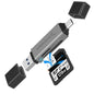 SABRENT USB-C & USB-A SD/Micro SD Card Reader, USB 3.0 (CR-BCA2)