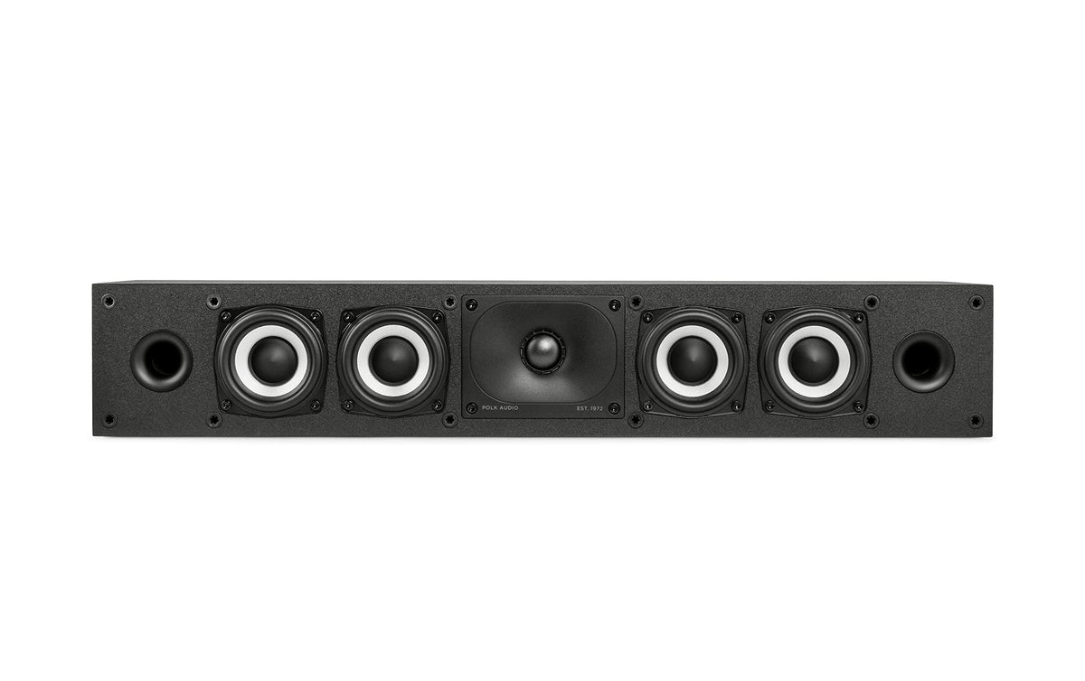 Polk Audio Monitor XT30 Compact Center Channel Speaker (Midnight Black)