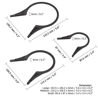 PROfezzion Camera Lens Filter Wrench Kit for ND UV CPL Filter, 3-Pack