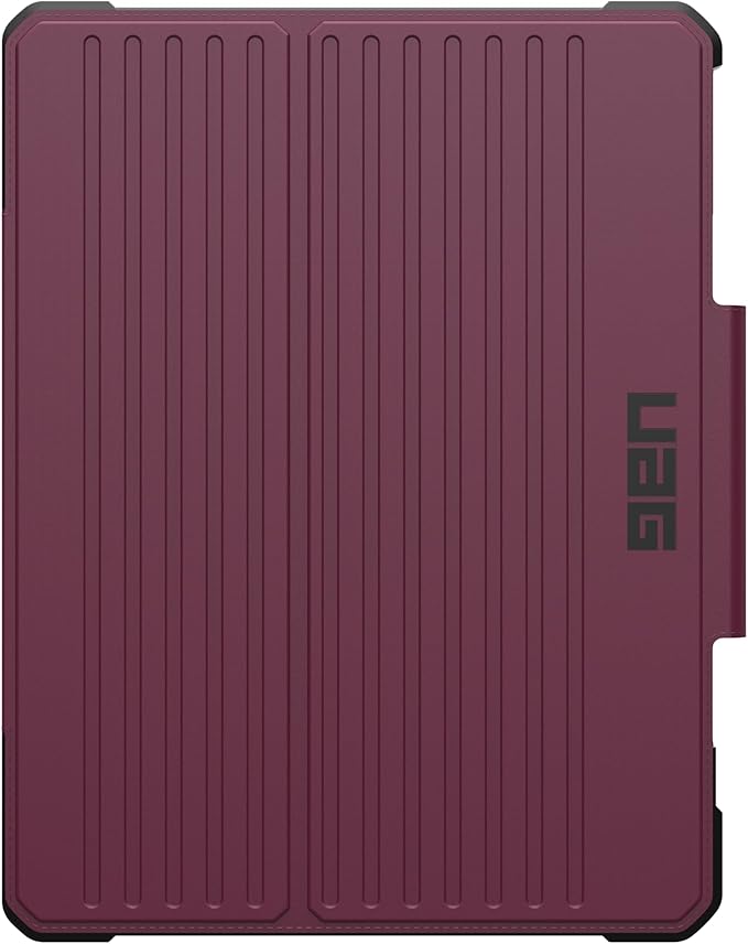URBAN ARMOR GEAR UAG Designed for iPad Air 13" Case M4/M3 2024-2026 - Rugged Multi-Angle Viewing Folio Cover with Pencil Holder & Adjustable Stand, Metropolis SE Bordeaux