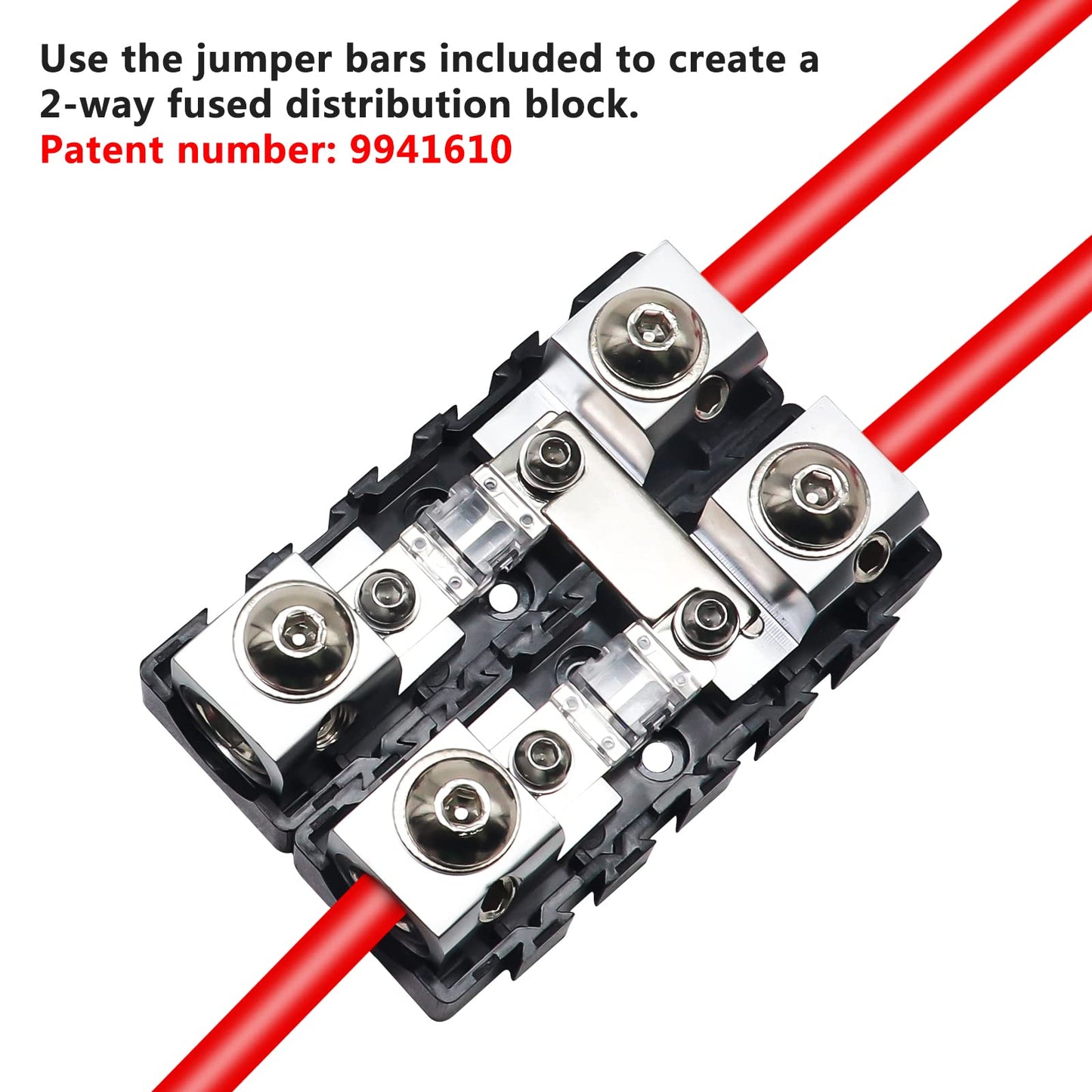Recoil MFHA-2 Fuse Holder 0/2/4 Gauge Modular Inline ANL Mini-ANL