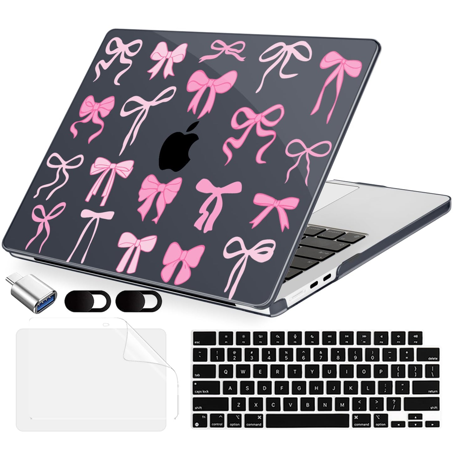 MecBevia Compatible with MacBook Air 15 inch Case M5 M4 M3 M2 2026-2023