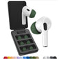 Foam Masters Ultra-Premium Memory Foam Ear Tips for AirPods Pro 1st & 2nd Gen | 3 Pairs | New Ver. | Secure Fit | Super Comfort | Better Noise Cancel | Replacement Buds (Small, Blue)