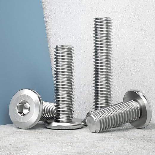 3/16-24 x 5/8" (50 Pack) Flat Head Hex Socket Cap Screws Bolts, 304 Stainless Steel 18-8, Hex Drive, Bright Finish, Fully Machine Thread