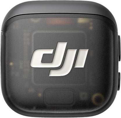DJI Mic 3 Transmitter, Wireless Mini Microphone for iPhone/Camera/Android, Lightweight & Intuitive, Lavalier Microphone, 32-bit Float, Integrated Timecode, Vlog, Interview, Streaming