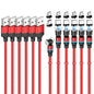 Magnetic Charging Cable (6-Pack,1.6+3.3+3.3+6.6+6.6+10ft) 540° Rotation Magnet Phone Charger USB C Cable 3A Fast Charging Magnetic Charger Cable with LED Light for Micro USB Type C Device