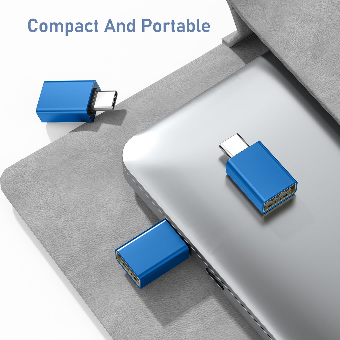 Basesailor USB C to USB Adapter 3Pack,USBC Male to USB 3.0 Female Converter