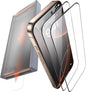 3 Pack for iPhone 12/iPhone 12 Pro Tempered Glass Screen Protector, Dust Free CABIN, Auto Positioning, Bubble Free, High Definition, Easy Installation,9H+ Hardness