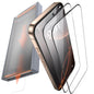 FUNCAT GLOBAL 3 Pack for iPhone 14 Pro Max Tempered Glass Screen Protector, Dust Free CABIN, Auto Positioning, Bubble Free, High Definition, Easy Installation,9H+ Hardness