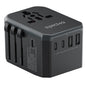 EPICKA Universal Travel Adapter with 1AC/3 USB-C/2 USB-A Ports