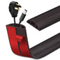 LSGCQ Floor Cord Cover Self Adhesive Cord Hider Floor Cable Management