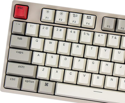Keychron C2 Full Size Wired Mechanical Keyboard Compatible with Mac, Keychron Red Switch, 104 Keys ABS Retro Color Keycaps Gaming Keyboard for Windows, USB-C Type-C Braid Cable