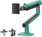 Gaming Monitor Arm for Flat/Ultrawide/Curved Monitors 32 to 60 inch, Heavy Duty Monitor Stand Load up to 20 kg, VESA 75/100 mm Mount (Oliver Green)