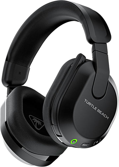 Turtle Beach Stealth 600 Wireless Multiplatform Amplified Gaming Headset for PC, PS5, PS4, & Mobile – Bluetooth, 80-Hr Battery, Noise-Cancelling Flip-to-Mute Mic, Waves 3D Audio –Black