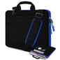 Hseok Laptop Case 15.6 inch Shoulder Bag with Strap,Black