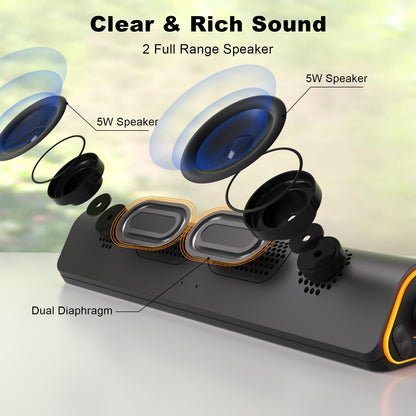 SOULION R50 Bluetooth Computer Speakers, USB Powered & 3.5 Aux