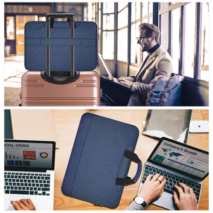 14-15 Inch Laptop Sleeve Case Men Women Bag for MacBook Pro 14 M5/M4/M3/M2, Macbook Air 15 M5/M4/M3, HP Pavilion/Chromebook 14, Dell Inspiron 14, Lenovo Acer ASUS Chromebook 14, Surface 15 Case,Blue