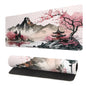 Darkness Red Moon Desk Mat Japanese Mouse Pad, Large Japanese Desk Mat, XL Anime Gaming Keyboard Mat, Non-Slip Rubber Base, Big Extended Desk Protector for Home Office, 31.5”x11.8”